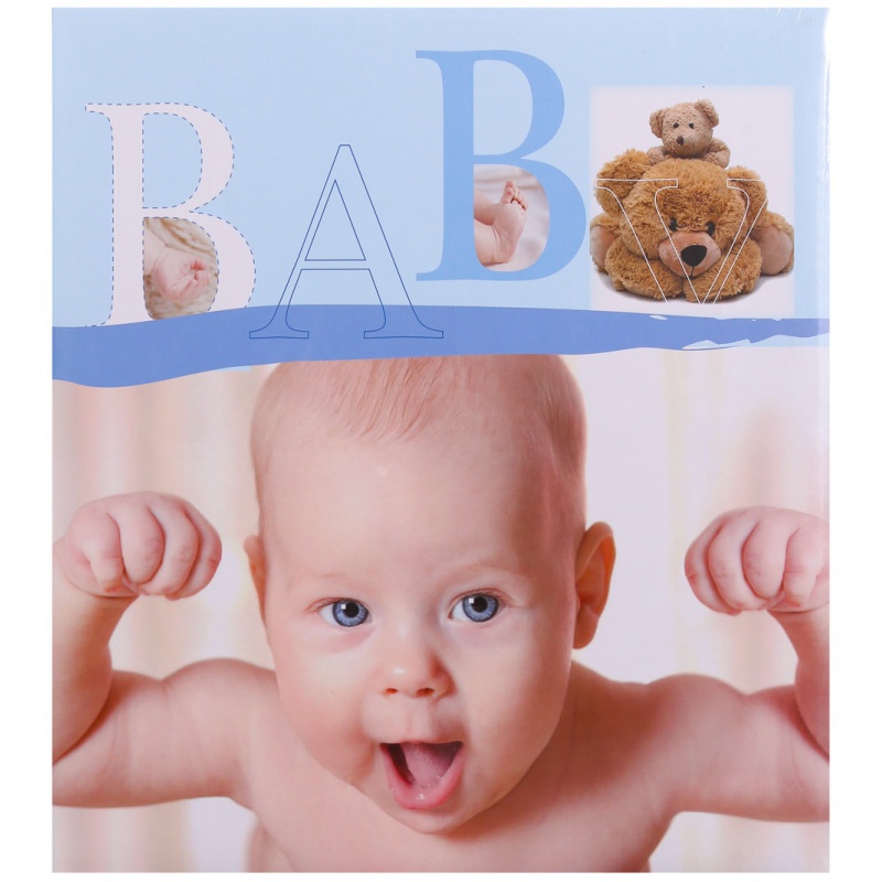 Dětské fotoalbum na růžky BABY VITAL modré