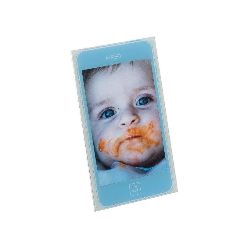 Dětský akrylový fotorámeček MOBIL 10x15 modrá