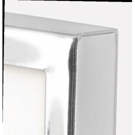 Stříbrný kovový fotorámeček KNIGHTSBRIDGE PLATED na 2 fotky 10x15