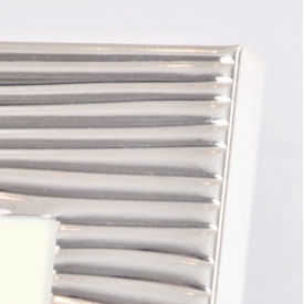 Stříbrný kovový fotorámeček 10x15 WINDSOR Silver