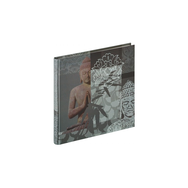 Klasické fotoalbum Buddha 26x25/40 šedá