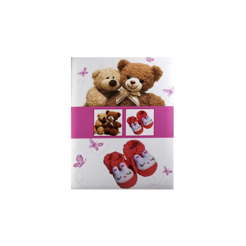 Dětské fotoalbum 10x15/300pop BEAR růžové