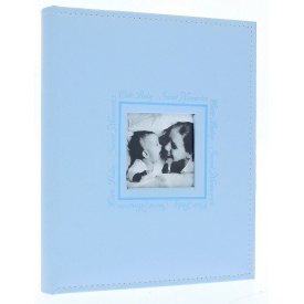 Dětské samolepící fotoalbum 24x29/40s PERFECTLINE modré